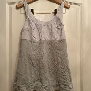 Lululemon Light Gray Workout Tank Top Size 8
